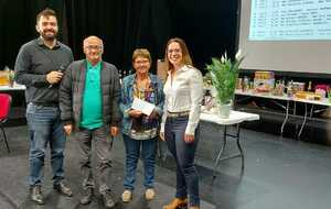 1ᵉ paire Challenge : Monsieur Rémy CHEVAUCHERIE et Madame Jeannine CAMUSET, avec Monsieur Thomas BERTHEAU et Madame Emelyne ROLLAND (Thelem de Coulommiers)